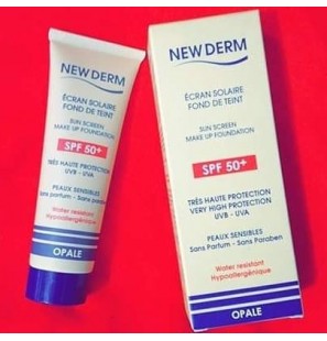NEW DERM écran solaire teintée Opale spf 50+ | 50 ml