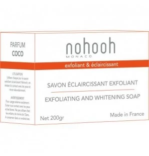 NOHOOH savon éclaircissant exfoliant Noix de Coco 200 gr