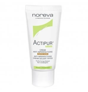 NOREVA EXFOLIAC soin anti-imperfections teintée dorée 30 ml