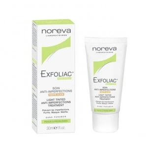 NOREVA EXFOLIAC soin anti-imperfections teintée claire 30 ml