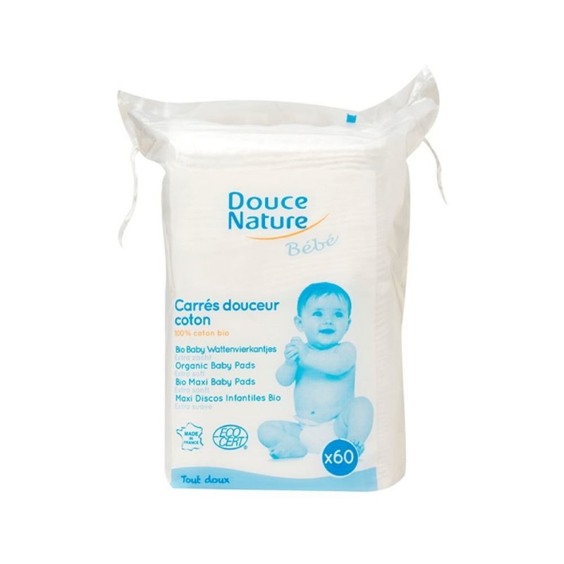 DOUCE NATURE carré maxi BABY BIO | 60 u DOUCE NATURE carré maxi BABY BIO | 60 u