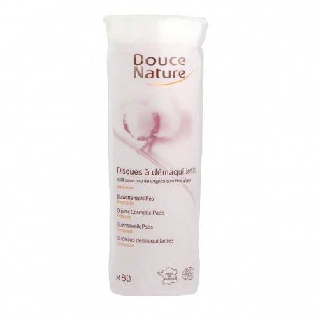 DOUCE NATURE disques à démaquiller boite 80u