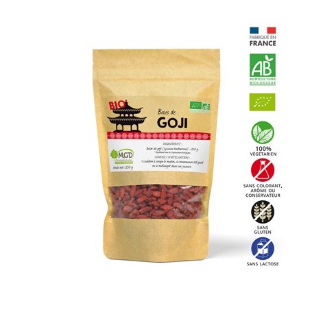 MGD baies de goji 250 gr sachet