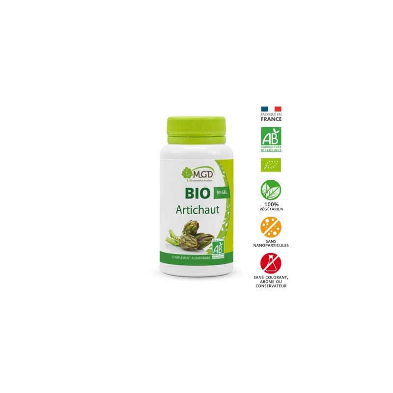 MGD bio artichaut boite 90 gélules