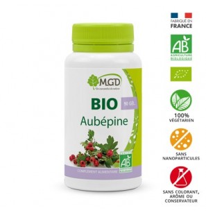 MGD bio aubépine boite 90 gélules