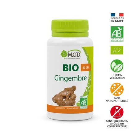 MGD bio gingembre boite 90 gélules