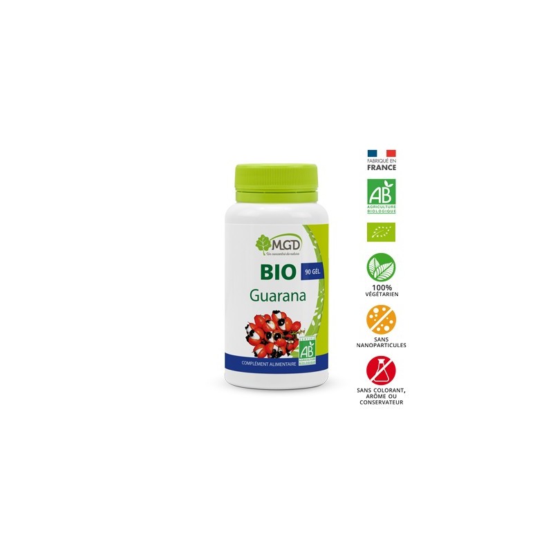 MGD bio guarana boite 90 gélules