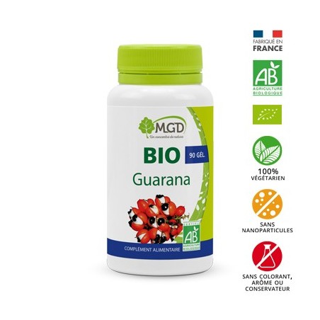 MGD bio guarana boite 90 gélules