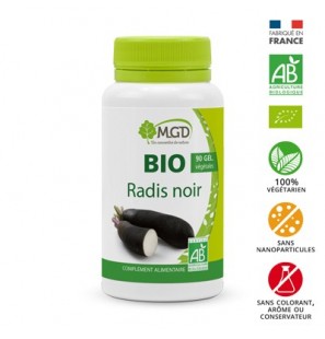 MGD bio radis noir boite 90 gélules