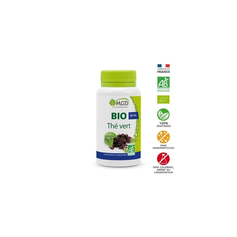 MGD bio thé vert boite 60 gélules