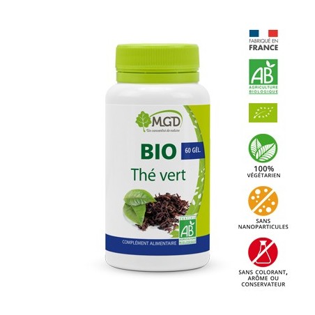 MGD bio thé vert boite 60 gélules