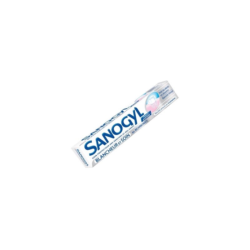SANOGYL dentifrice Blancheur et Soin au Bicarbonate 75 ml