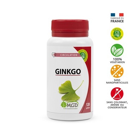 MGD ginkgo biloba boite 120 gélules