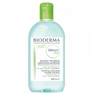 BIODERMA SEBIUM h2o solution micellaire nettoyante purifiante 500 ml