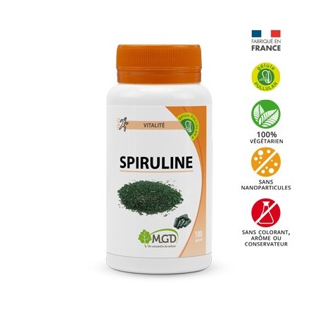 MGD spiruline | 100 gélules