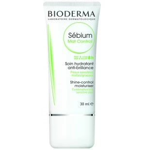 BIODERMA SEBIUM mat control soin hydratant anti-brillance 30 ml