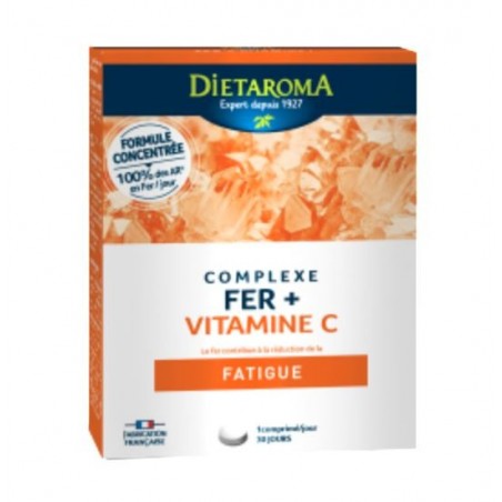 DIETAROMA complex Fer + Vitamine C | 30 comprimés