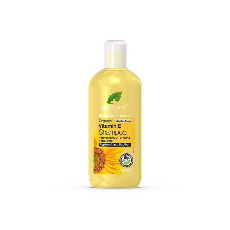 DR ORGANIC VITAMINE E shampooing 265 ml