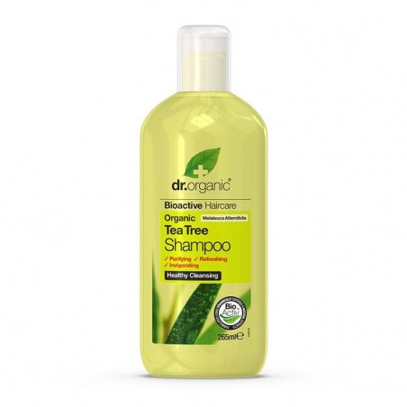 DR ORGANIC TEA TREE shampooing 265 ml