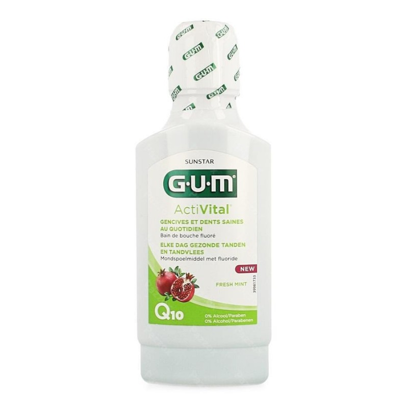 GUM ACTIVITAL Q10 bain de bouche 300 ml GUM ACTIVITAL Q10 bain de bouche 300 ml
