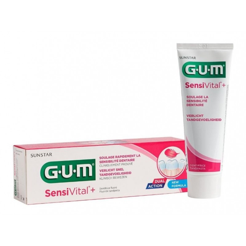 GUM SENSIVITAL+ dentifrice 75ml