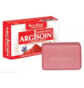 NATURE SOIN ARGISOIN savon doux à l'argile rouge 125 g