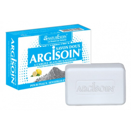 NATURE SOIN ARGISOIN savon doux à l'argile blanche 125 g