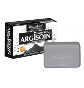 NATURE SOIN ARGISOIN savon doux à l'argile noire 125 g