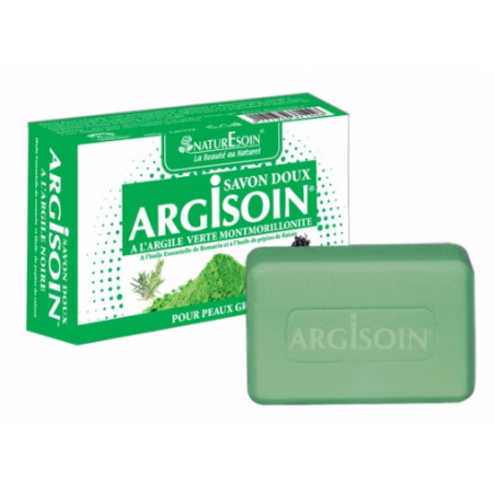 NATURE SOIN ARGISOIN savon doux à l'argile verte 125 g