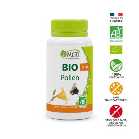 MGD bio pollen boite 90 gélules