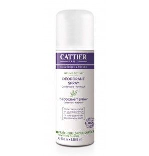 CATTIER déodorant spray fraîcheur longue durée 100 ml