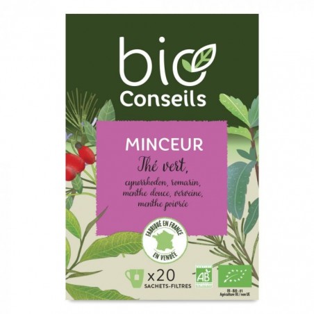 BIO CONSEILS MINCEUR infusion boite 20 sachets