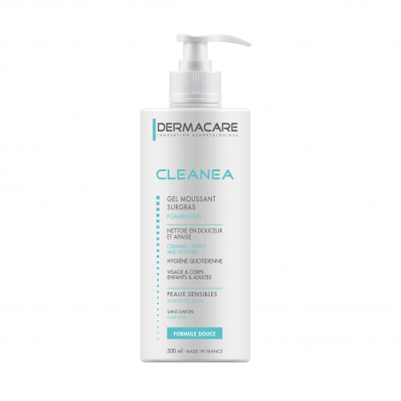 DERMACARE CLEANEA gel moussant surgras | 500 ml