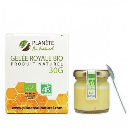 PLANETE AU NATUREL gelée royale BIO pot 30 gr