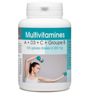 GPH DIFFUSION Multivitamine A+D3+C+GROUPE B 318 mg | 100 gélules