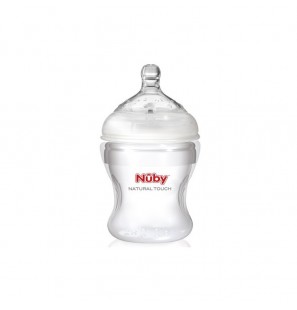 NUBY biberon souple softflex silicone nurser 150ml +0 mois