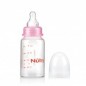 NUBY biberon en verre 120 ml + 0 mois ROSE