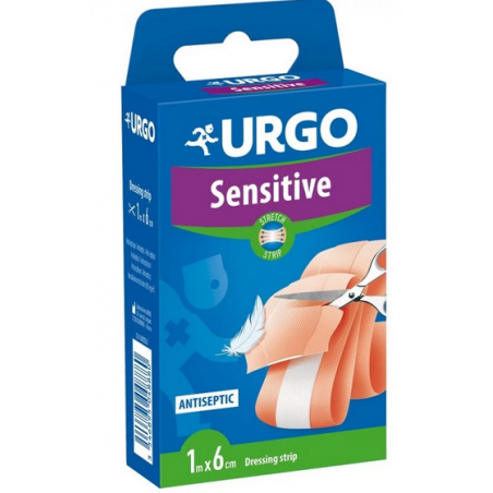 URGO Sensitive Pansement 1M*6CM