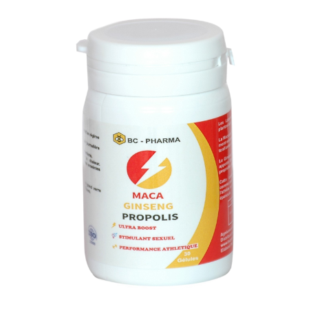 BC-PHARMA maca ginseng et propolis en gélules B 30