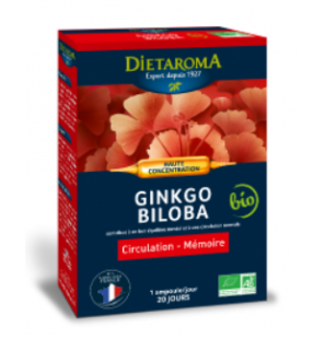 DIETAROMA GINKGO BILOBA boite 20 ampoules