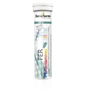 SOLUFORM Fer Multivitamines boite 20 comprimés effervescents