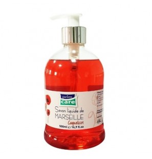 PRIMCARE savon liquide de marseille coquelicot 500ml