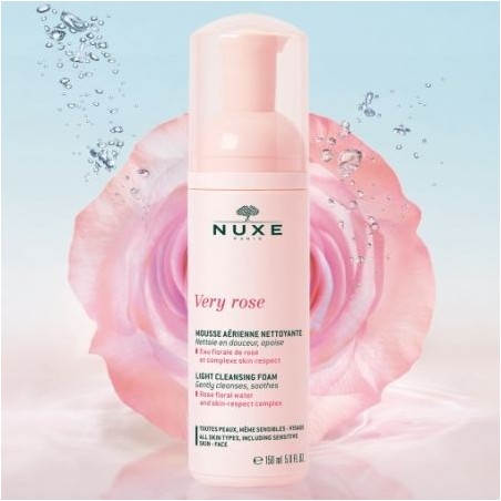 NUXE VERY ROSE mousse aérienne nettoyante 150 ml