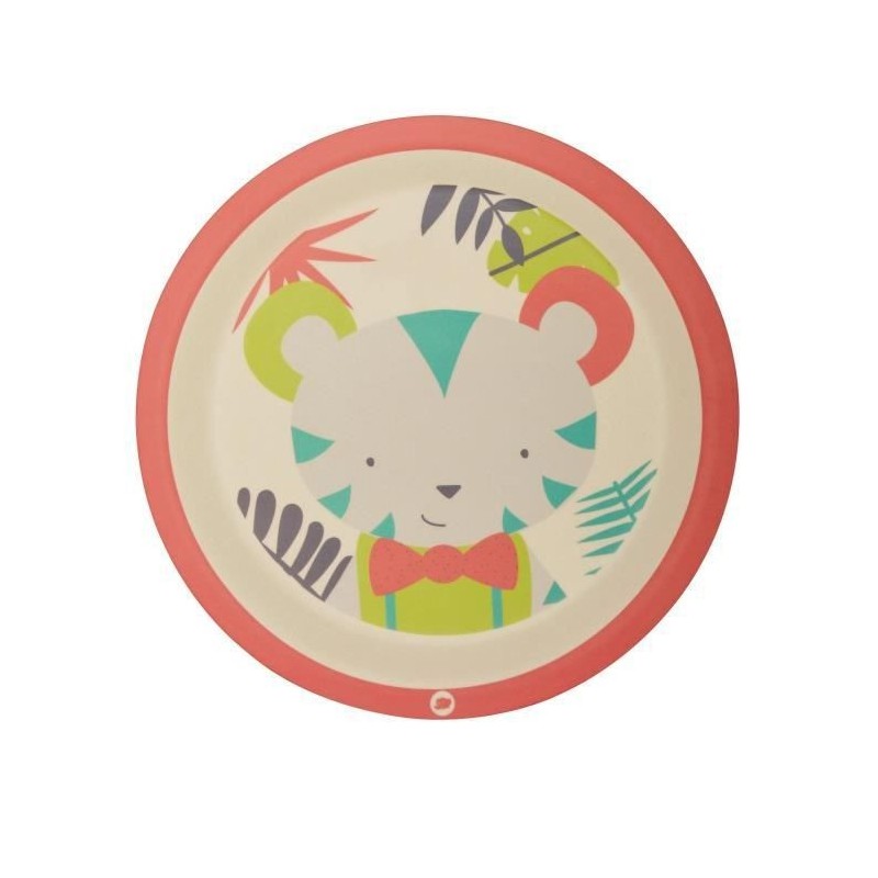 BEBE CONFORT Assiette Apprentissage en Bamboo JUNGLE VIBES +18M