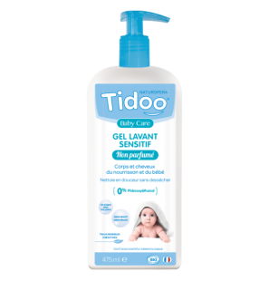 TIDOO BABY CARE gel lavant sensitif non parfumé | 475 ml