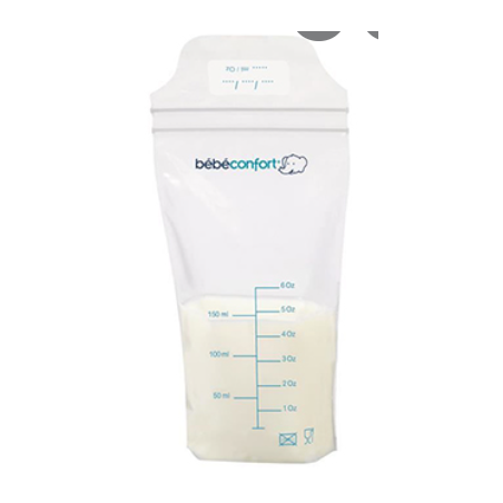 Bébé Confort 25 Sachets De Conservation Du Lait 150ml