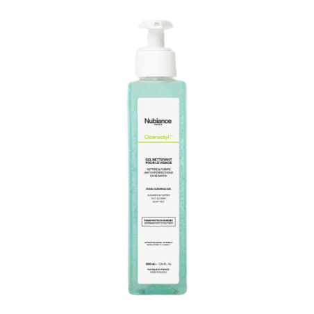 NUBIANCE CLEANACTYL gel nettoyant Visage 200 ml