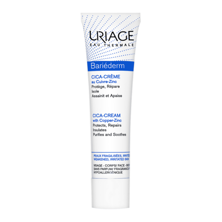 URIAGE PACK BARIÉDERM - CICA-CRÈME au Cuivre-Zinc 40 ML + Uriage xemose huile lavante 50 ml OFFERT