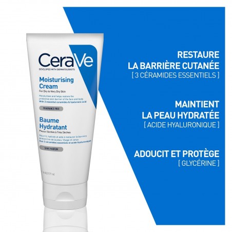 CeraVe Baume Hydratant Nourrissant Peau Sèche à Très Sèche | 177ml