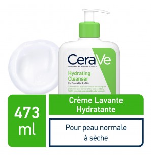 CeraVe Offre Crème Lavante Hydratante Peau Normale à Sèche | 473ml